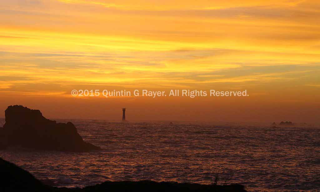 Hanois Lighthouse at Sunset
